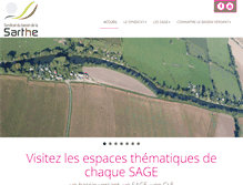Tablet Screenshot of bassin-sarthe.org